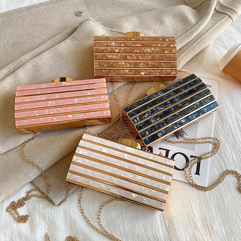 Women's High-end Patch Acrylic Evening Bag