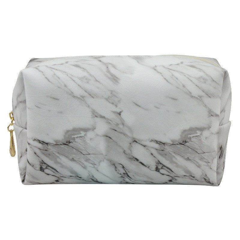 PU Leather Octagonal Square Makeup Storage Bag, Simple Design