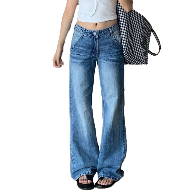 American Retro Flared Jeans For Women In Spring And Autumn 2025