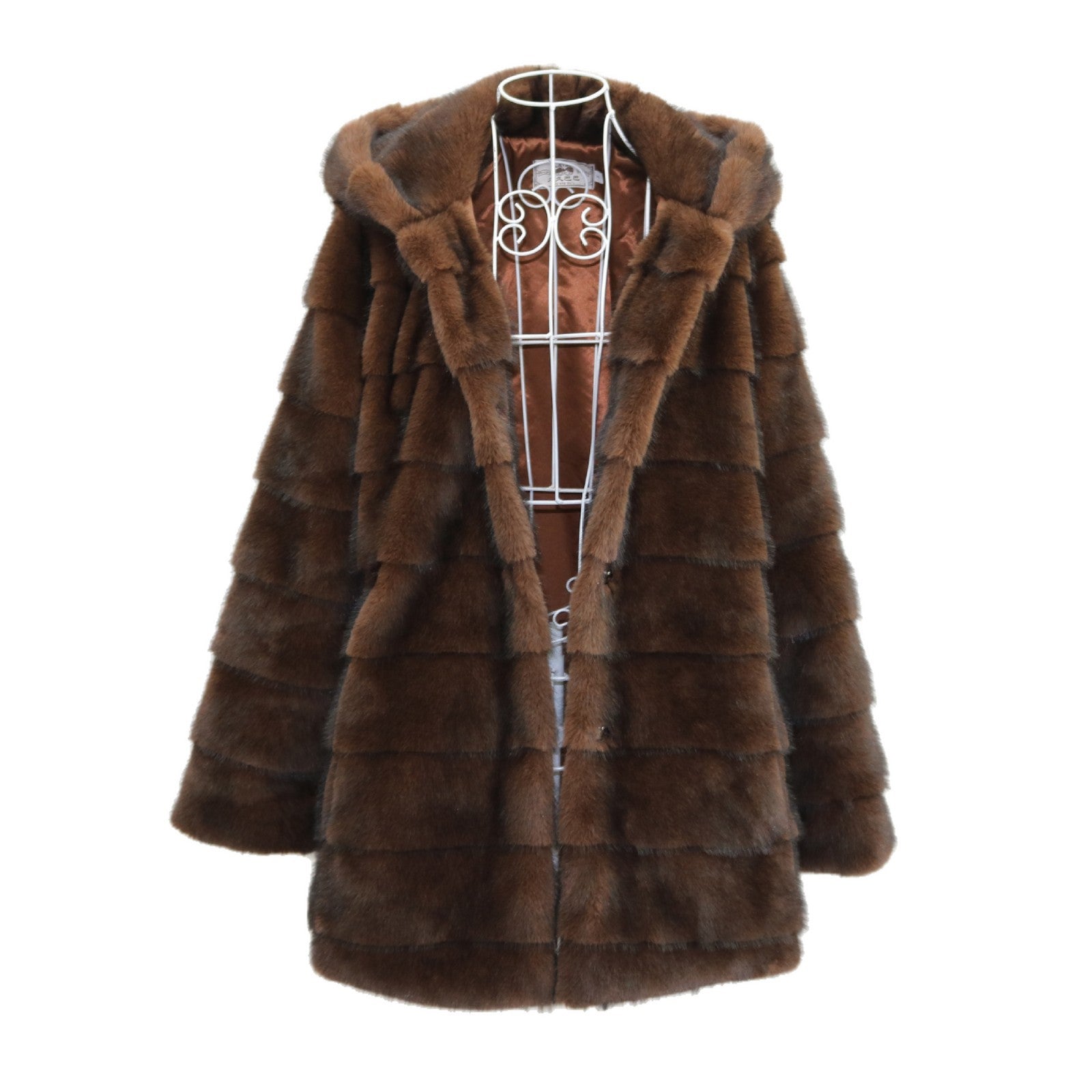 Casual Warm Loose Commuter Fur Coat