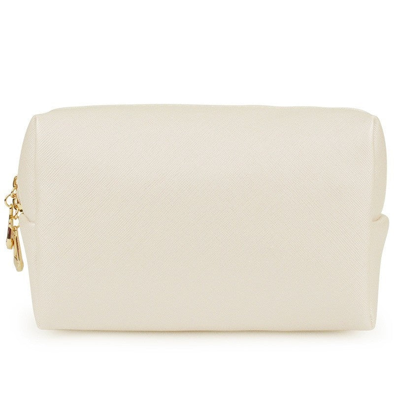 PU Leather Octagonal Square Makeup Storage Bag, Simple Design