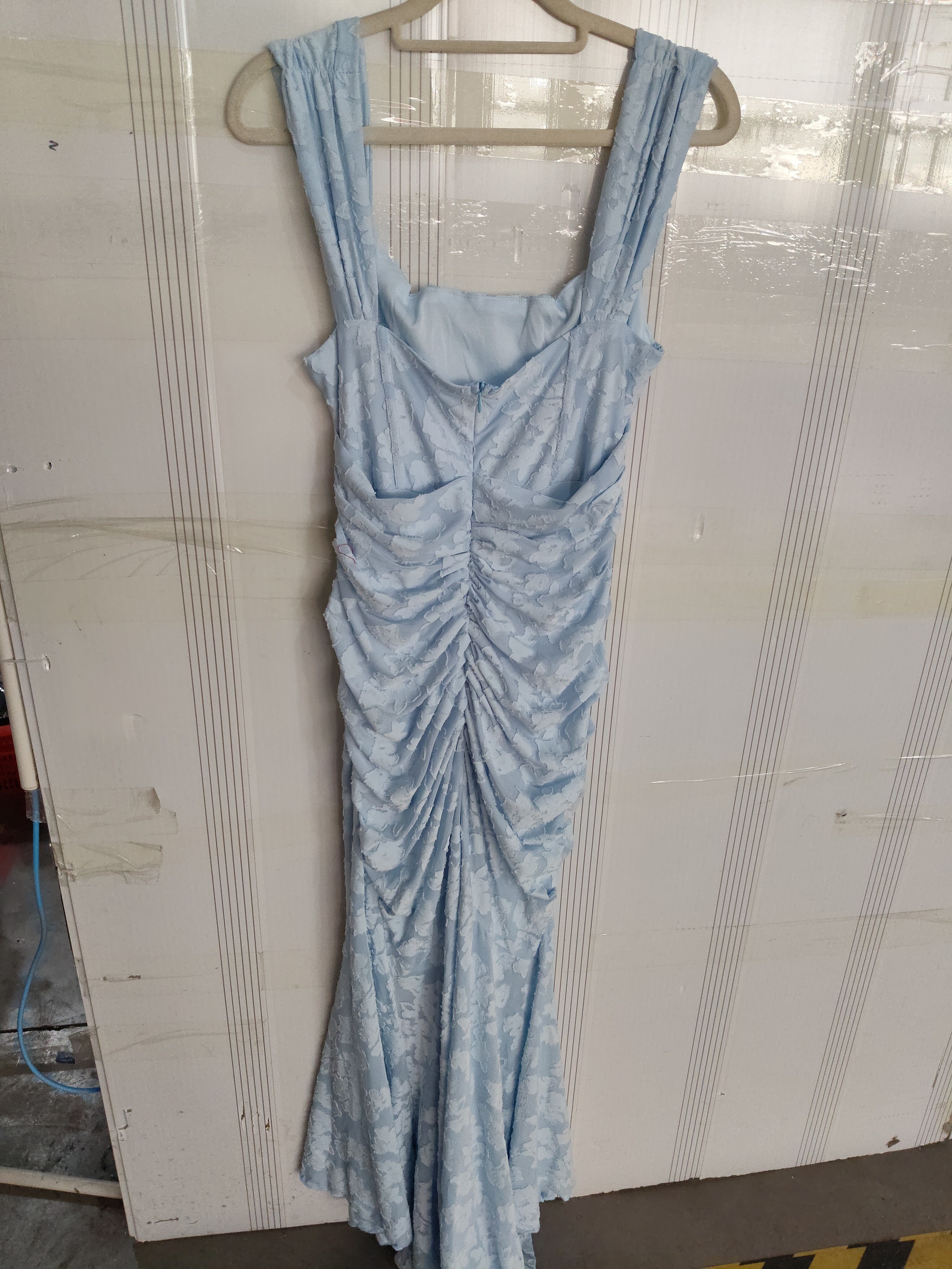 Mozision Off-shoulder Backless Sexy Evening Dress For Women Purple Sleeveless Strapless Ruched Bodycon Club Party Dress