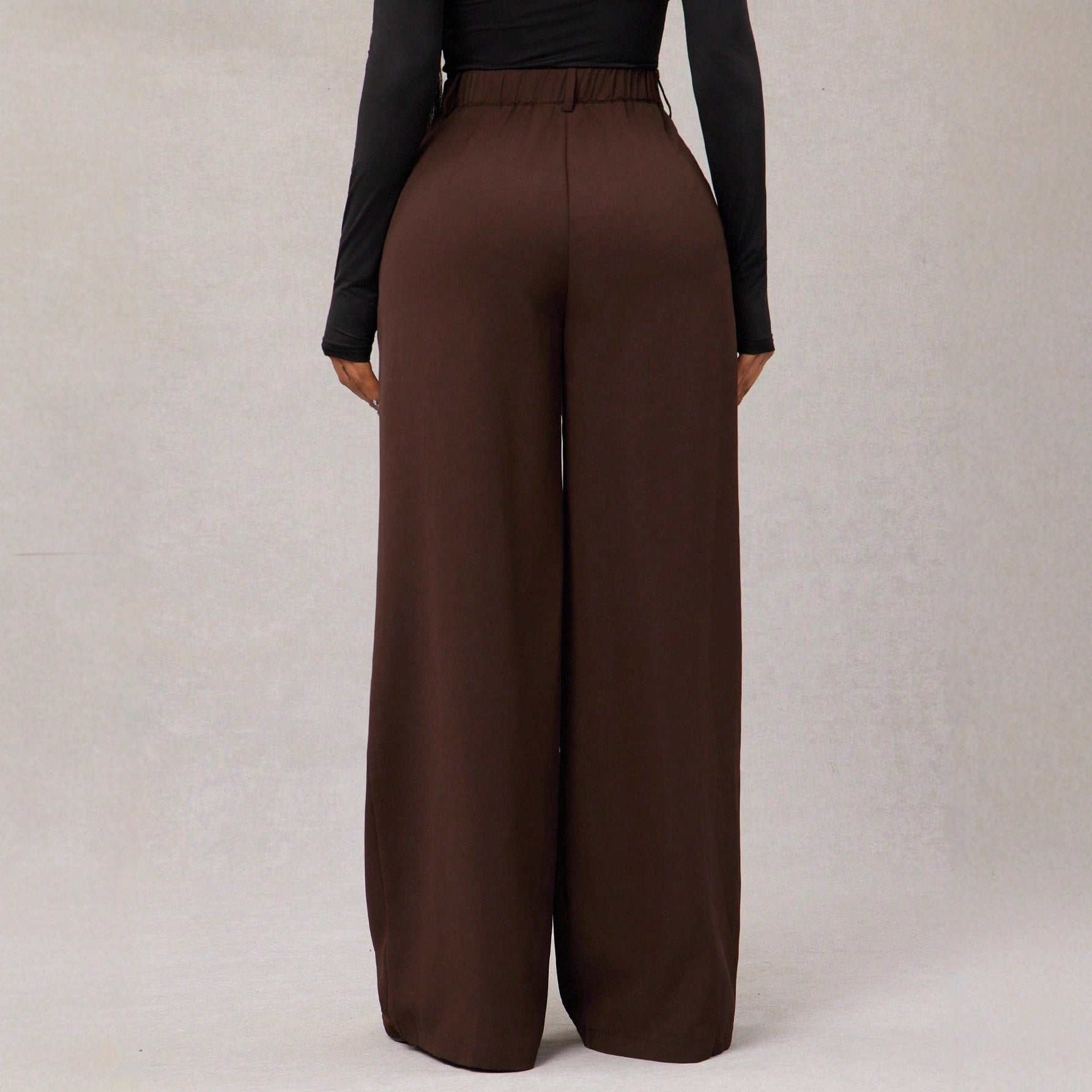New Women's Casual Loose Straight-leg Business Commuting Wide-leg Pants