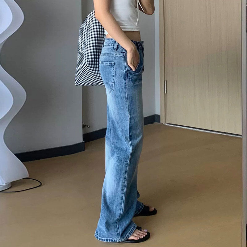 American Retro Flared Jeans For Women In Spring And Autumn 2025